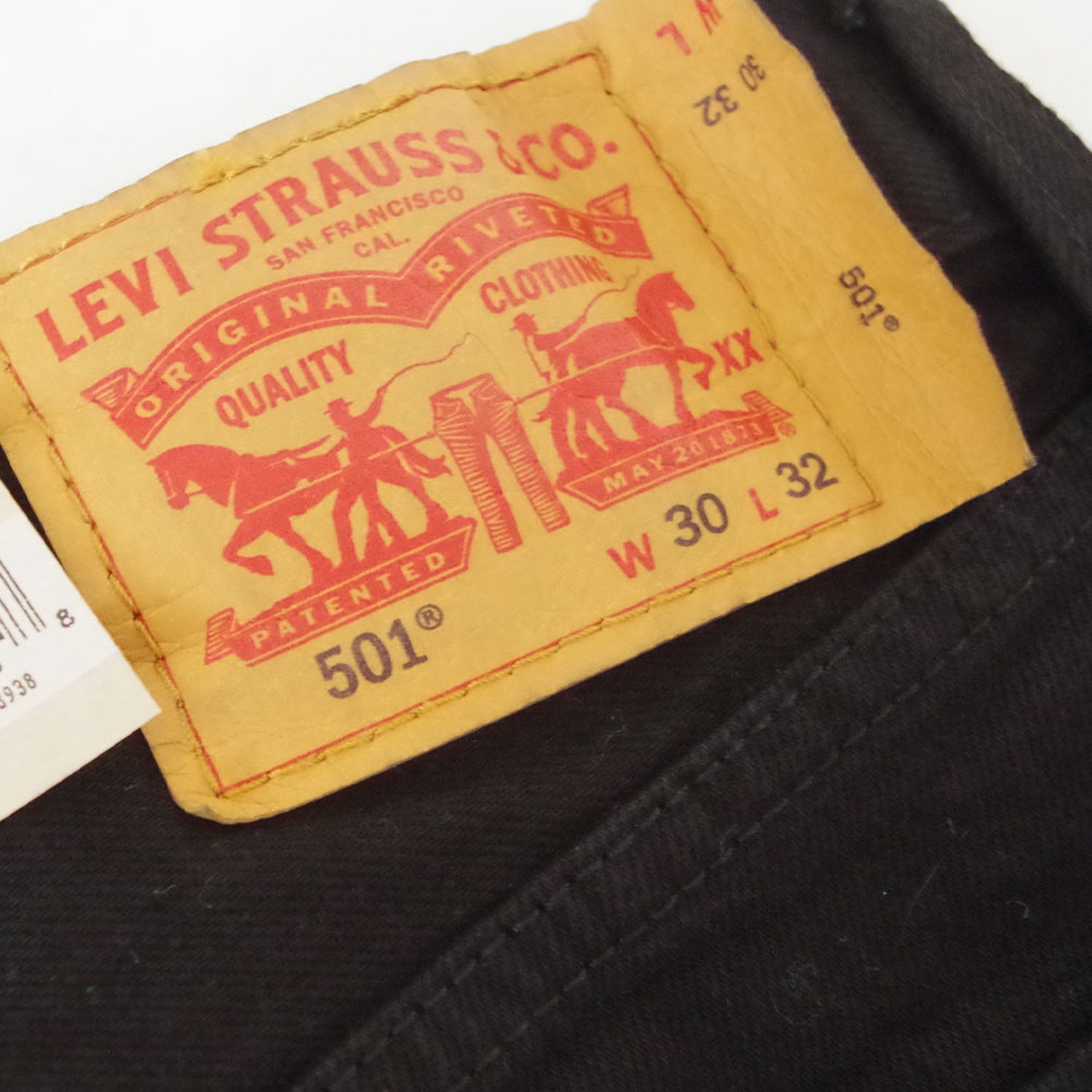 Levi's（リーバイス） 501 ORIGINAL Listless ストレート ブラックデニム