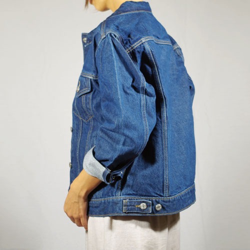 Levi's （リーバイス） EX-BOYFRIEND TRUCKER Neu Blue デニムジャケット