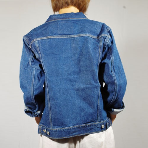 Levi's （リーバイス） EX-BOYFRIEND TRUCKER Neu Blue デニムジャケット