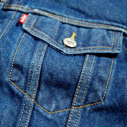 Levi's （リーバイス） EX-BOYFRIEND TRUCKER Neu Blue デニムジャケット