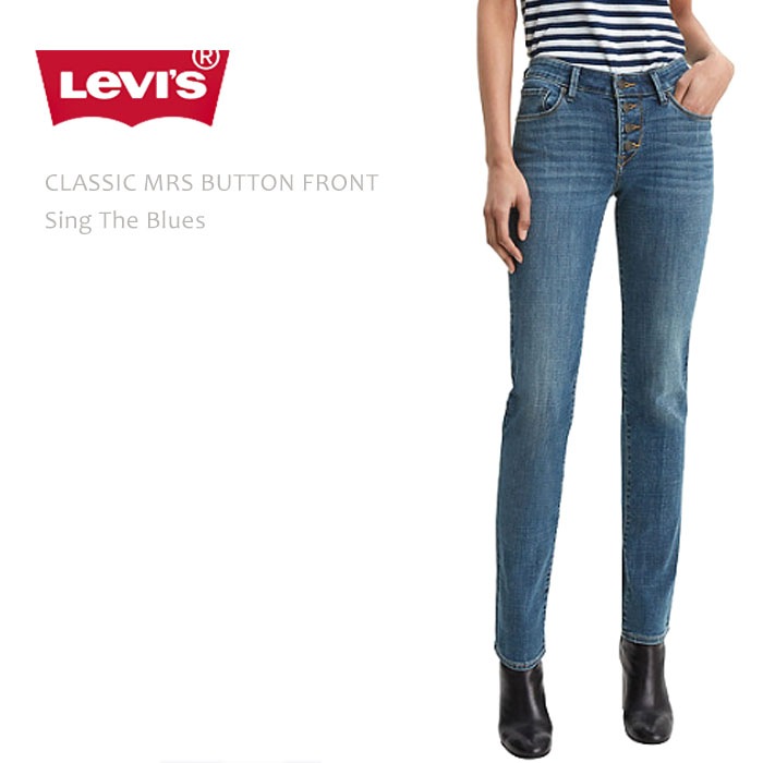 Levi's （リーバイス） CLASSIC MRS BUTTON FRONT Sing The Blues スキニーデニム