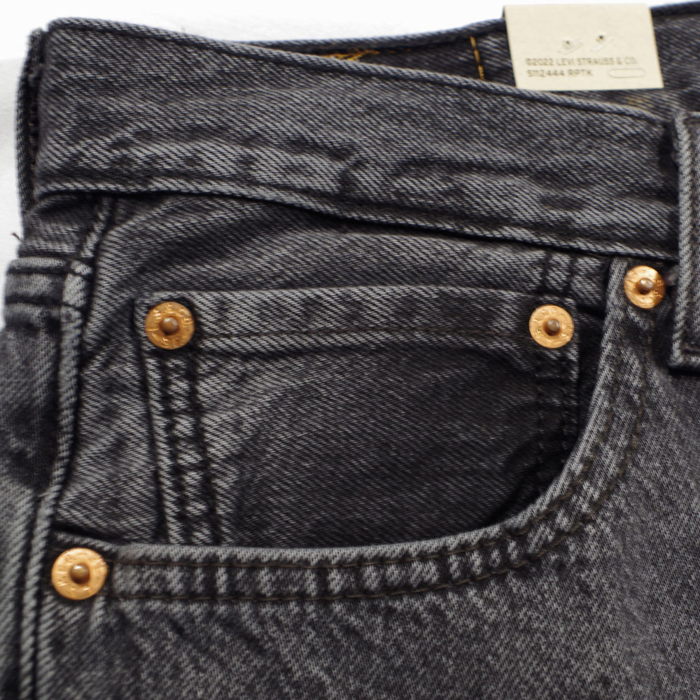 Levi's (リーバイス) 501 ORIGINAL Black Worn In ヴィンテージブラックストレート