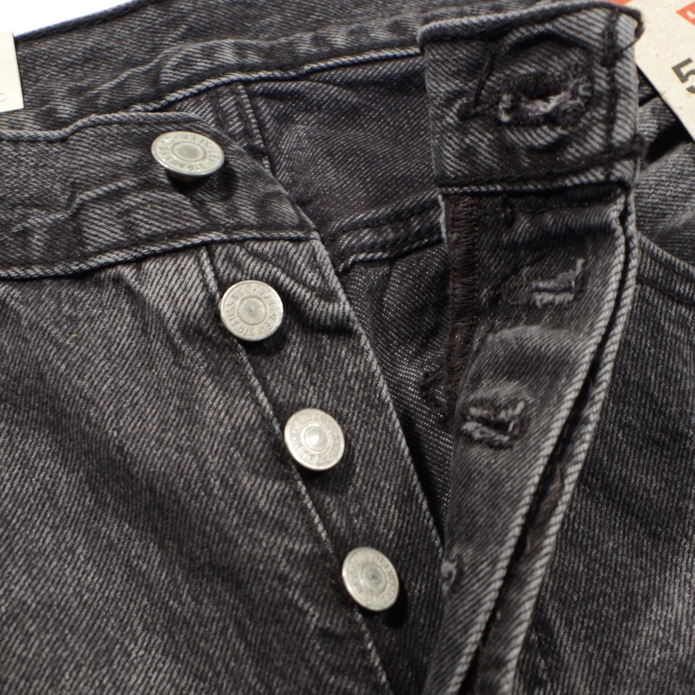 Levi's (リーバイス) 501 ORIGINAL Black Worn In ヴィンテージブラックストレート