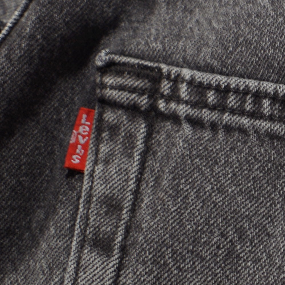 Levi's (リーバイス) 501 ORIGINAL Black Worn In ヴィンテージブラックストレート