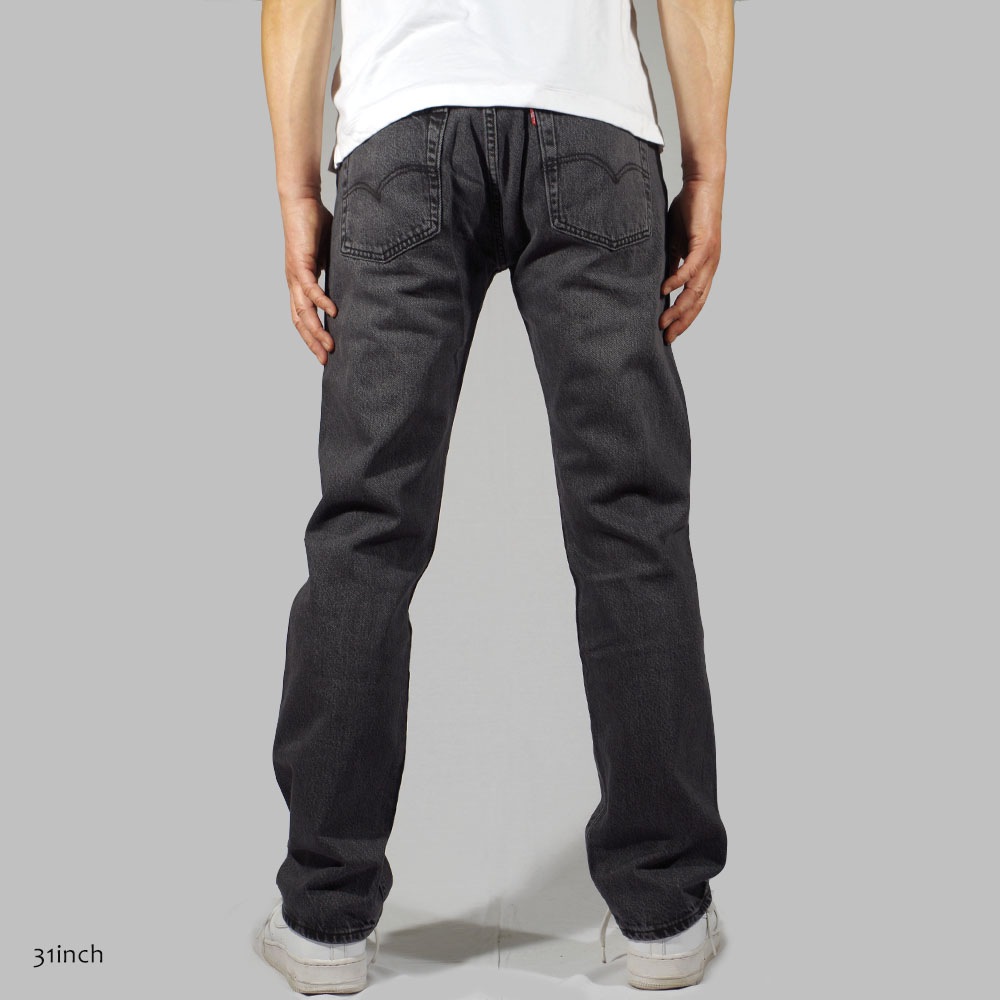 Levi's (リーバイス) 501 ORIGINAL Black Worn In ヴィンテージブラックストレート