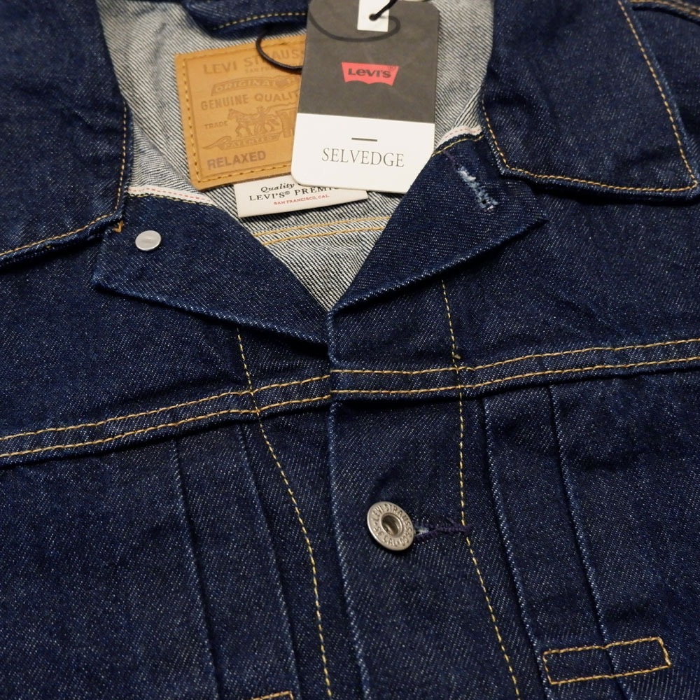 Levi's Premium （リーバイスプレミアム）TYPE 1 TRUCKER New Selvedge Rinse デニムジャケット