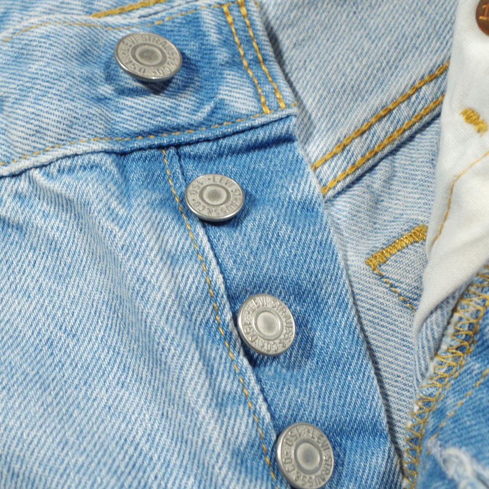 Levi's （リーバイス） 「150th Anniversary」 501 ORIGINAL Light indigo Destructed ダメージストレート