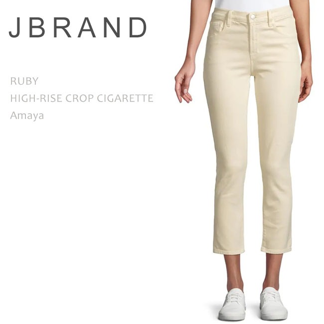 J Brand (ジェイブランド・ジェーブランド) RUBY HIGH-RISE CROP CIGARETTE Amaya ハイウエストデニム