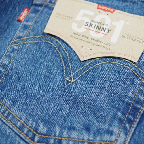 Levi's （リーバイス） 501 HIGH RISE SKINNY LEG Jive Tribe ハイライズスキニー