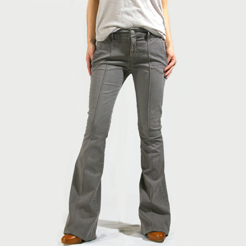 Habitual（ハビチュアル） HARLOW Trouser Flare Grey フレアーデニム