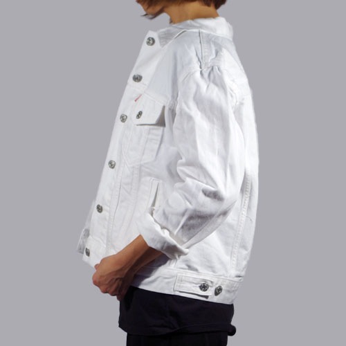 Levi's （リーバイス） EX-BOYFRIEND TRUCKER Frozen Trucker デニムジャケット