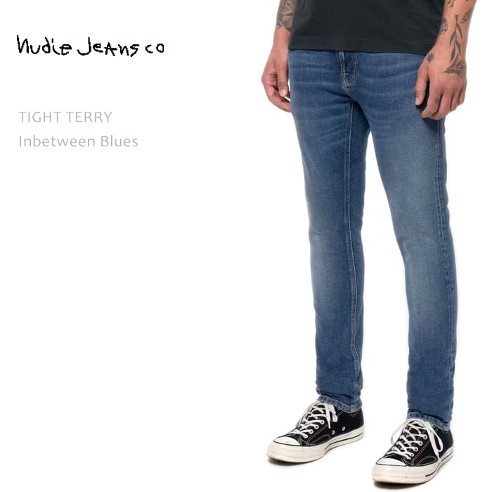 NUDIE JEANS（ヌーディー ジーンズ） TIGHT TERRY Inbetween Blues タイトテリー タイトレッグ