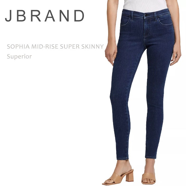 J Brand （ジェイブランド・ジェーブランド） SOPHIA MID RISE SUPER SKINNY Superior スキニーデニム