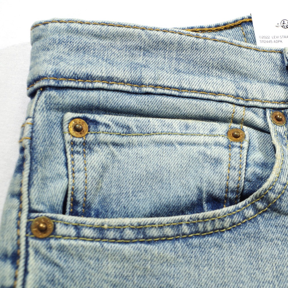 Levi's Flex (リーバイス) 511 SLIM Light Indigo Destructed スリムストレート