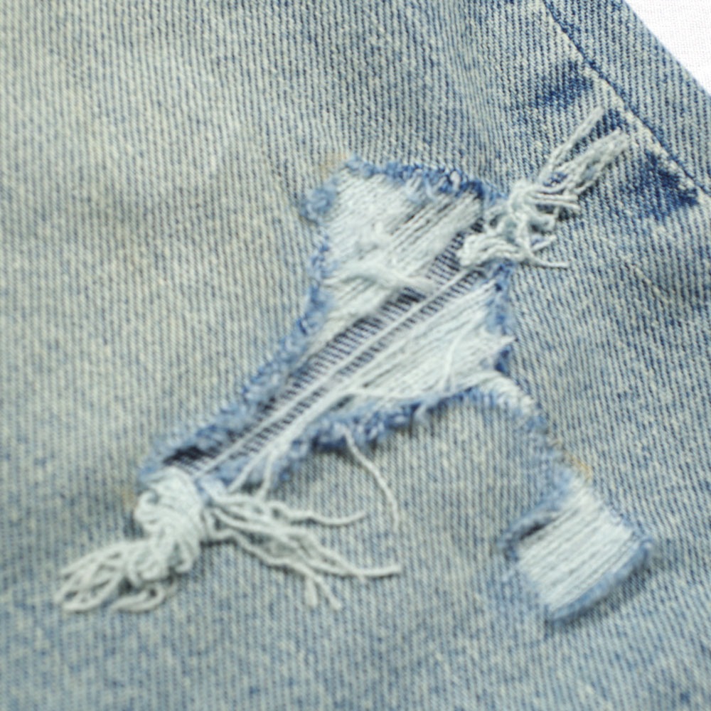 Levi's Flex (リーバイス) 511 SLIM Light Indigo Destructed スリムストレート