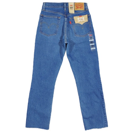 Levi's (リーバイス) 501 ORIGINAL CROPPED Charleston Step ストレートデニム