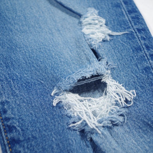 Levi's (リーバイス) 501 ORIGINAL CROPPED Charleston Step ストレートデニム