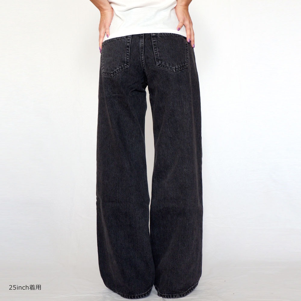 DR DENIM ドクターデニム RHUE LOW WIDE FLARE ワイドフレアデニム ※2カラー