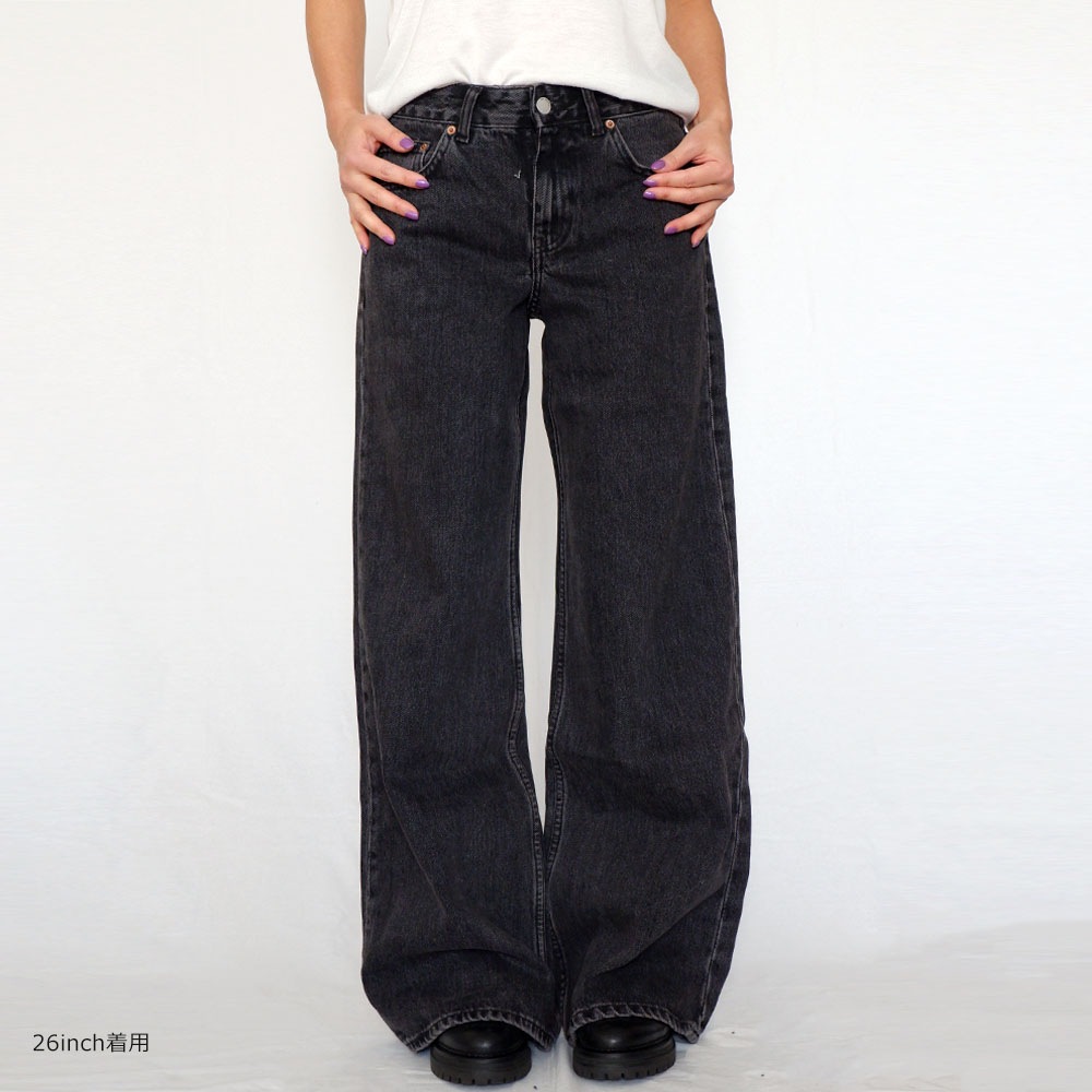 DR DENIM ドクターデニム RHUE LOW WIDE FLARE ワイドフレアデニム ※2カラー