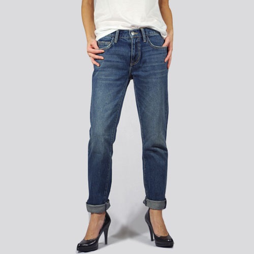 Current Elliott(カレントエリオット) THE FLING 1 Year Worn Rigid ボーイフレンドデニム