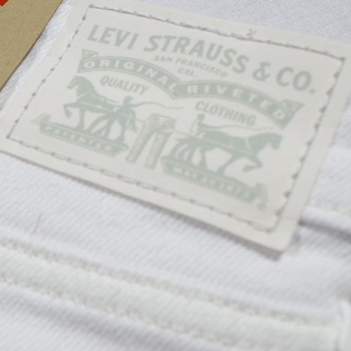 Levi's (リーバイス) 711 SKINNY Soft Clean White ホワイトスキニー