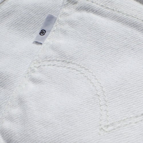 Levi's (リーバイス) 711 SKINNY Soft Clean White ホワイトスキニー