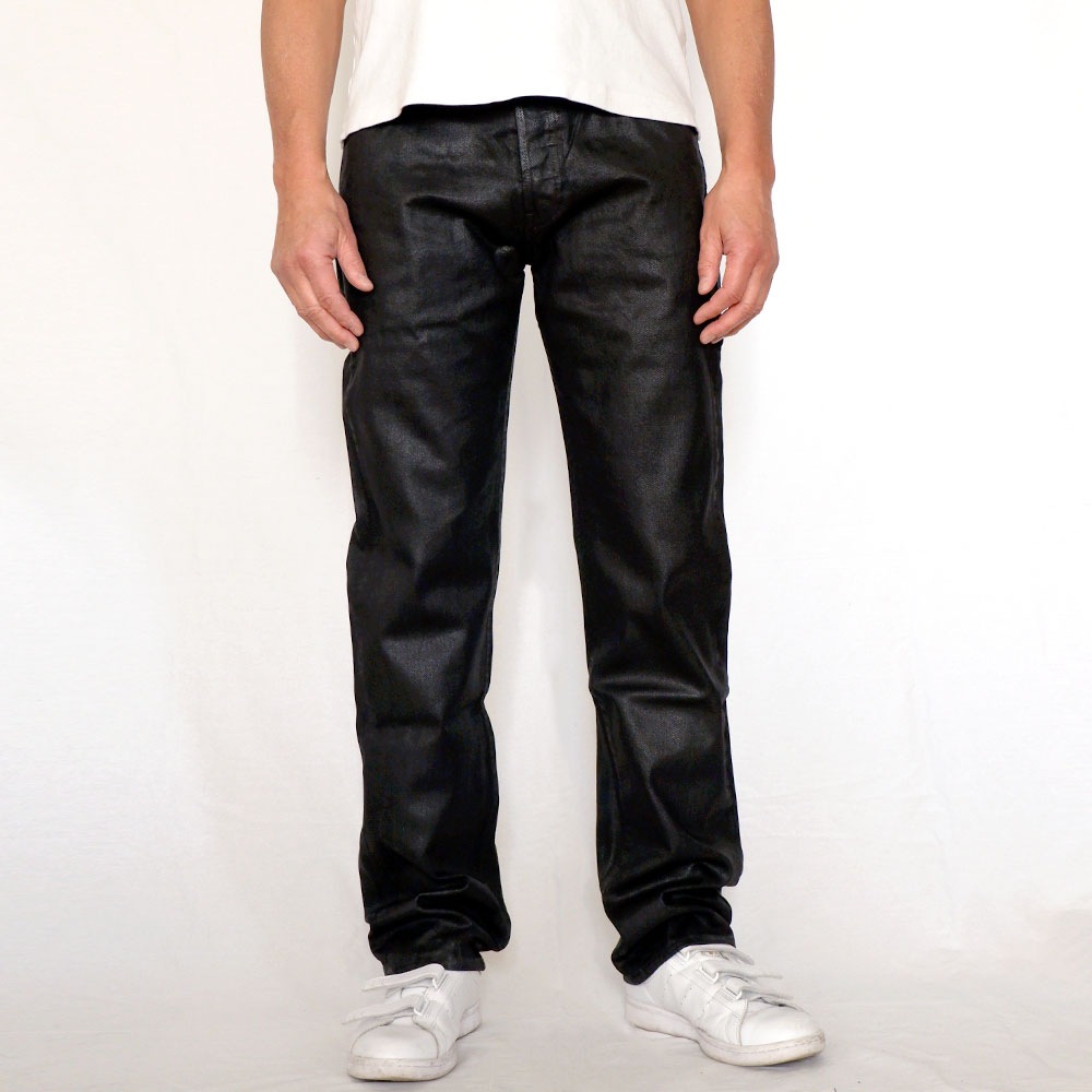 Levi's Premium（リーバイスプレミアム） 501 ORIGINAL Candle Wax Pant ブラックコーティング デニム