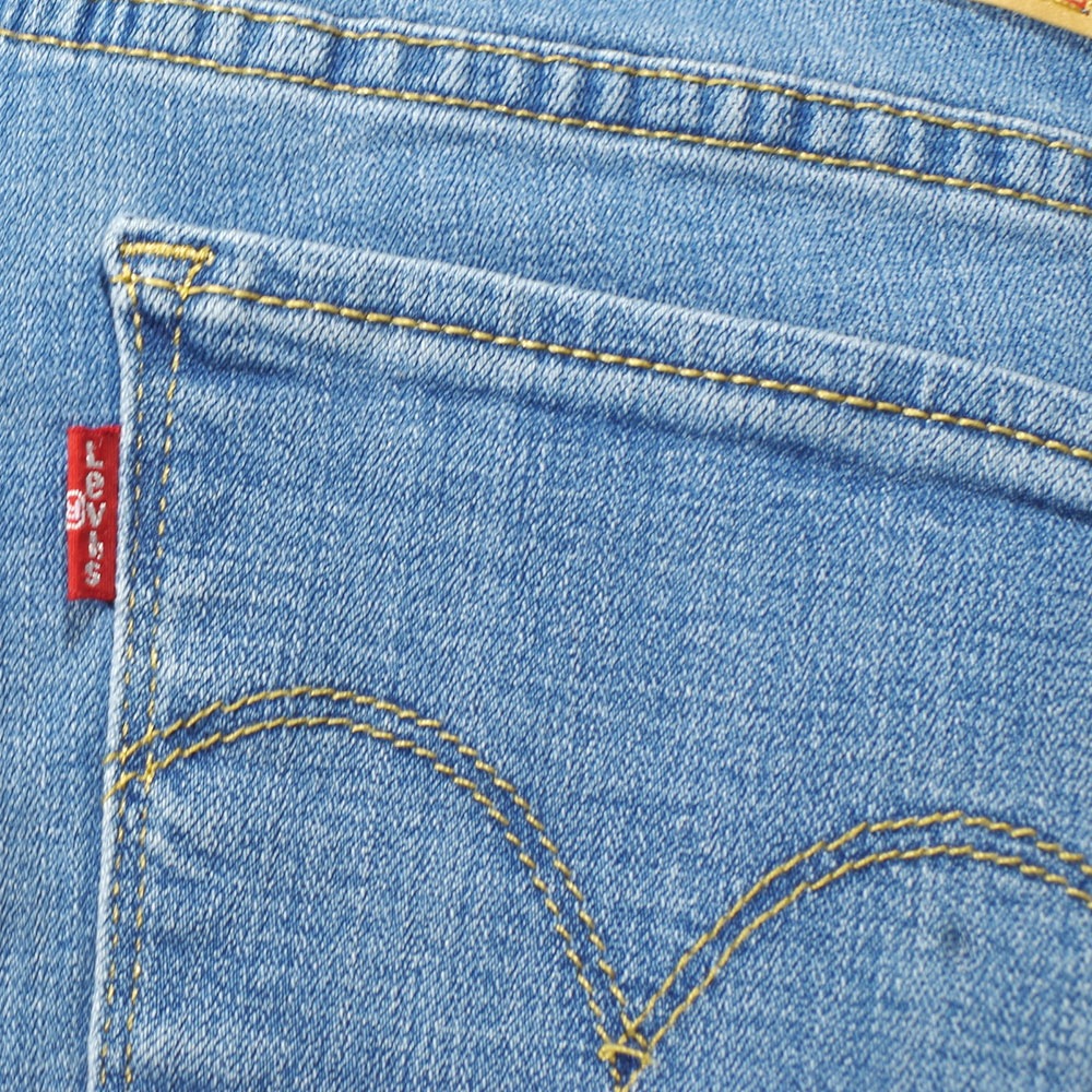 Levi's (リーバイス) 711 SKINNY Medium Indigo Worn In スキニーデニム