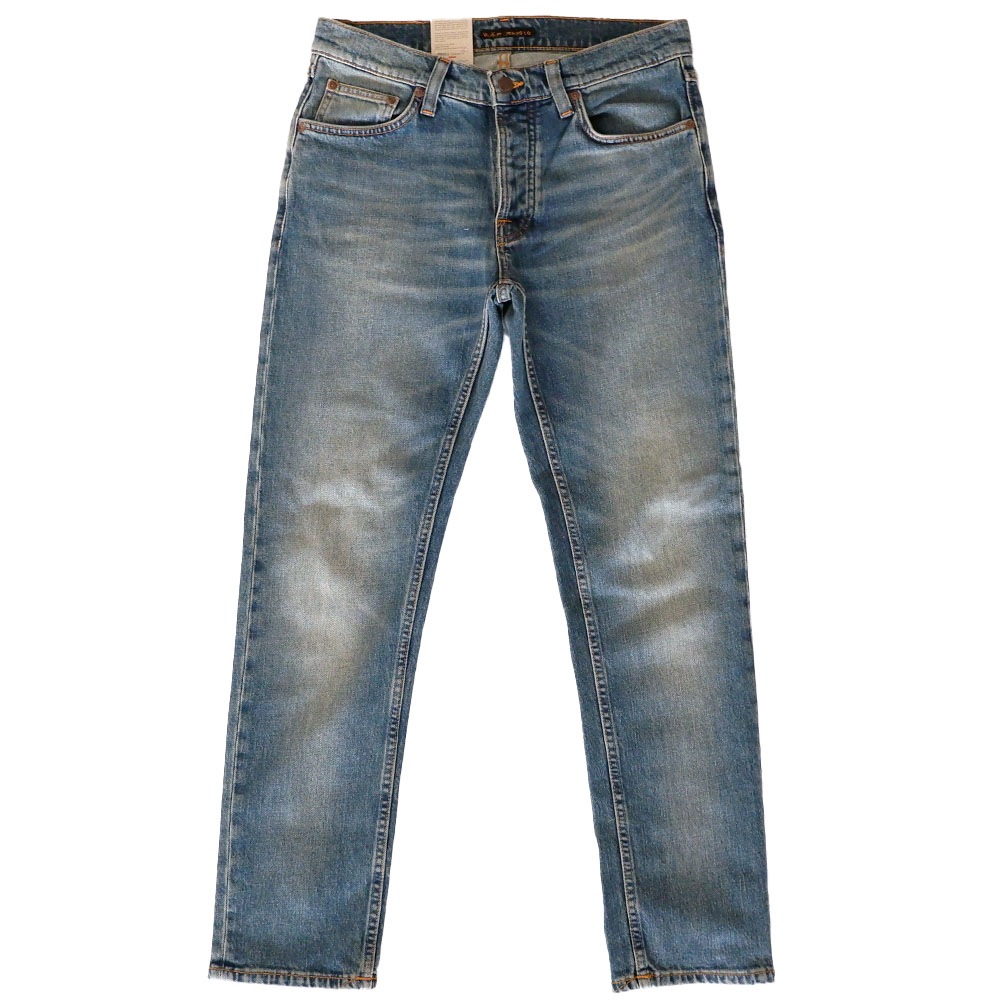 NUDIE JEANS（ヌーディー ジーンズ） SOLID OLLIE Blue Clay ソリッドオーリー ストレート