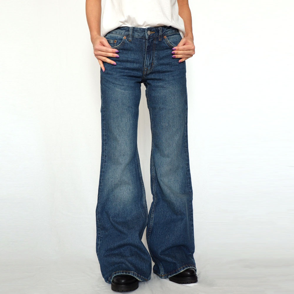 DR DENIM ドクターデニム ELBA Flare Bay Dark Used Vintage フレア ブーツカットデニム 