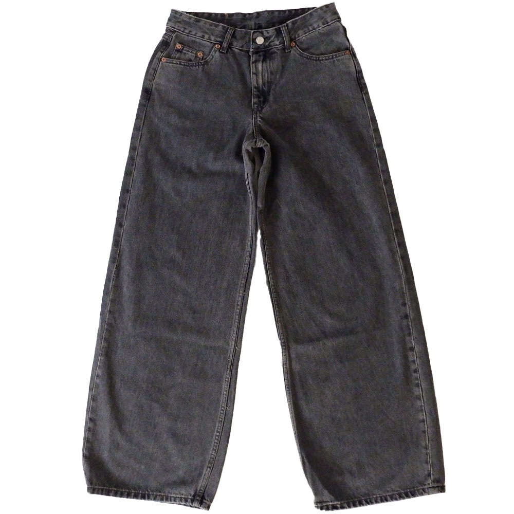 DR DENIM ドクターデニム ARY WIDE Mid Grey Retro ワイド ストレート デニム