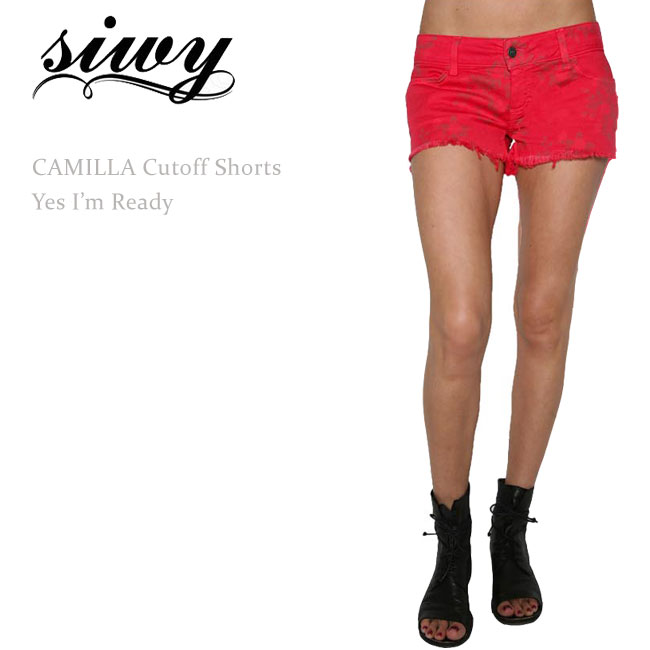 Siwy（シィーウィー） Camilla Cut Off Short Yes I'm Ready デニムショートパンツ