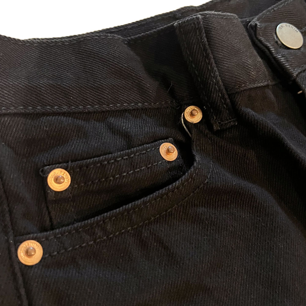 DR DENIM(ドクターデニム) ECHO Sky High Wide Leg Black ブラック ワイドデニム