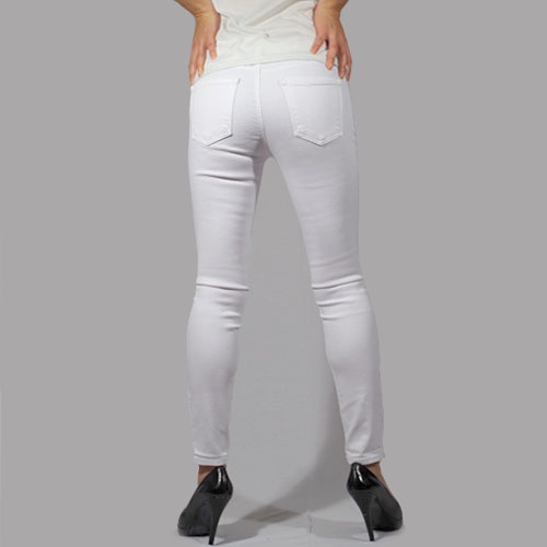 J Brand(ジェイブランド・ジェーブランド) 835 Mid-Rise Capri Blanc ホワイトスキニー