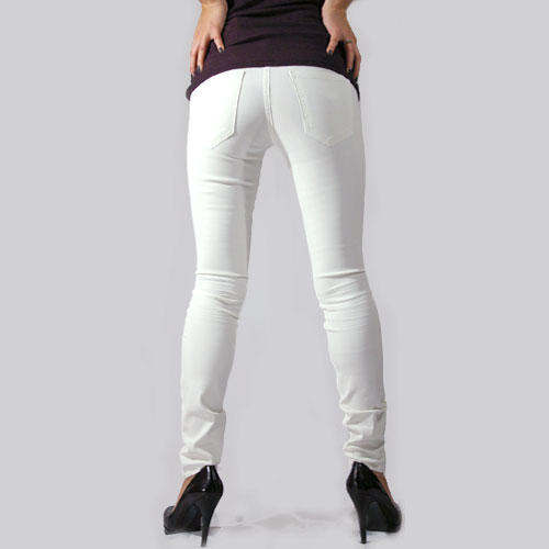 Current Elliott(カレントエリオット) THE ANKLE SKINNY White Coated ホワイトスキニー