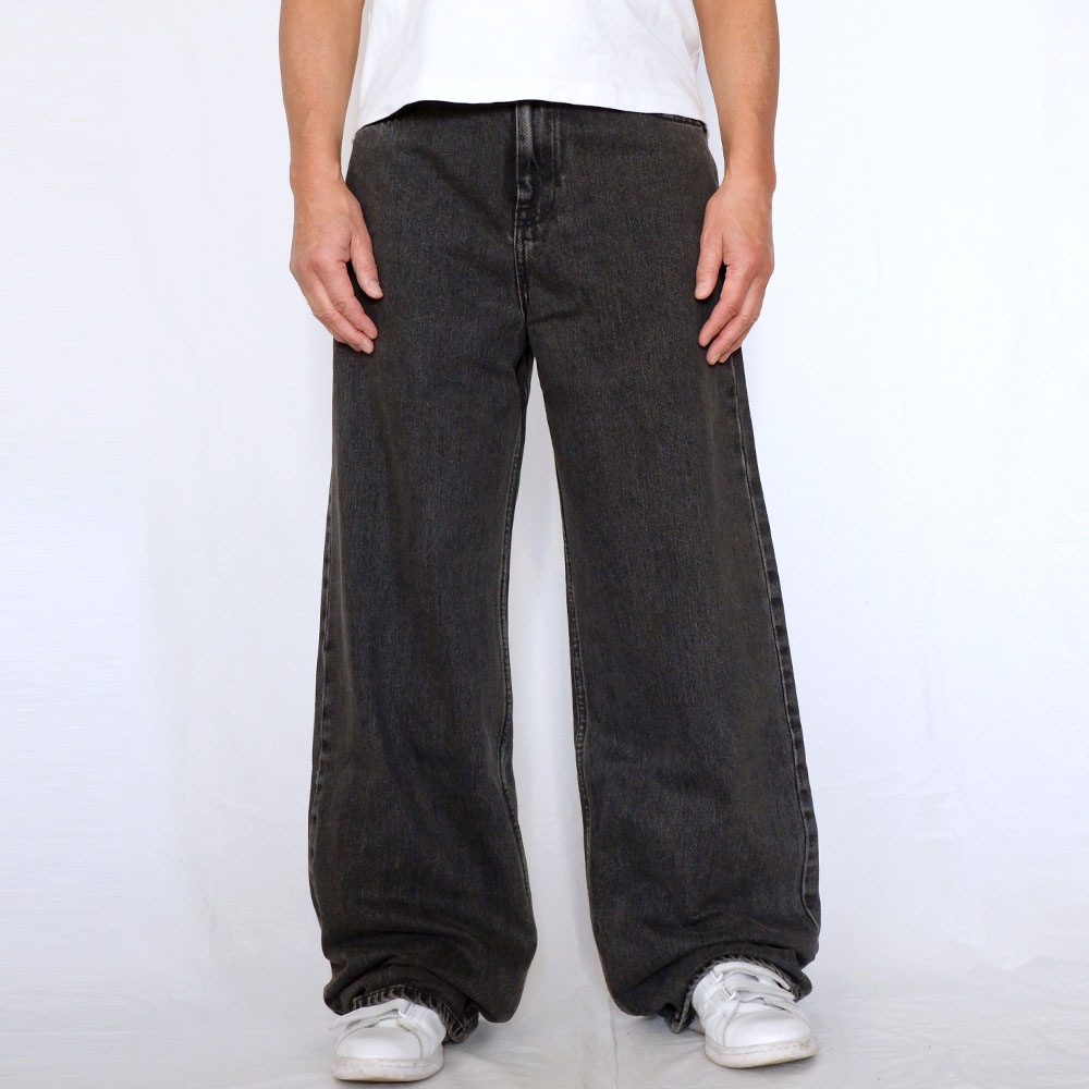DR DENIM ドクターデニム CORMAC Baggy Aged Black バギー ワイド デニム