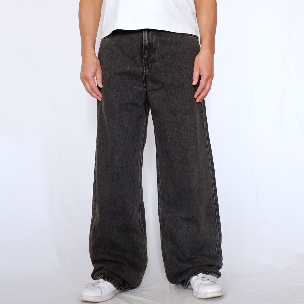 DR DENIM ドクターデニム CORMAC Baggy Aged Black バギー ワイド デニム