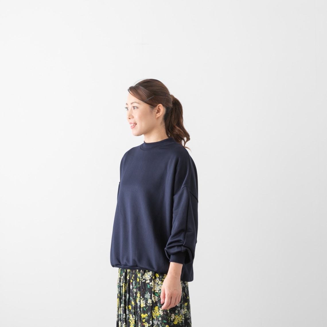 TRAVAIL MANUEL トラバイユ マニュアル ラスター ワイドスリーブ スウェット 222007