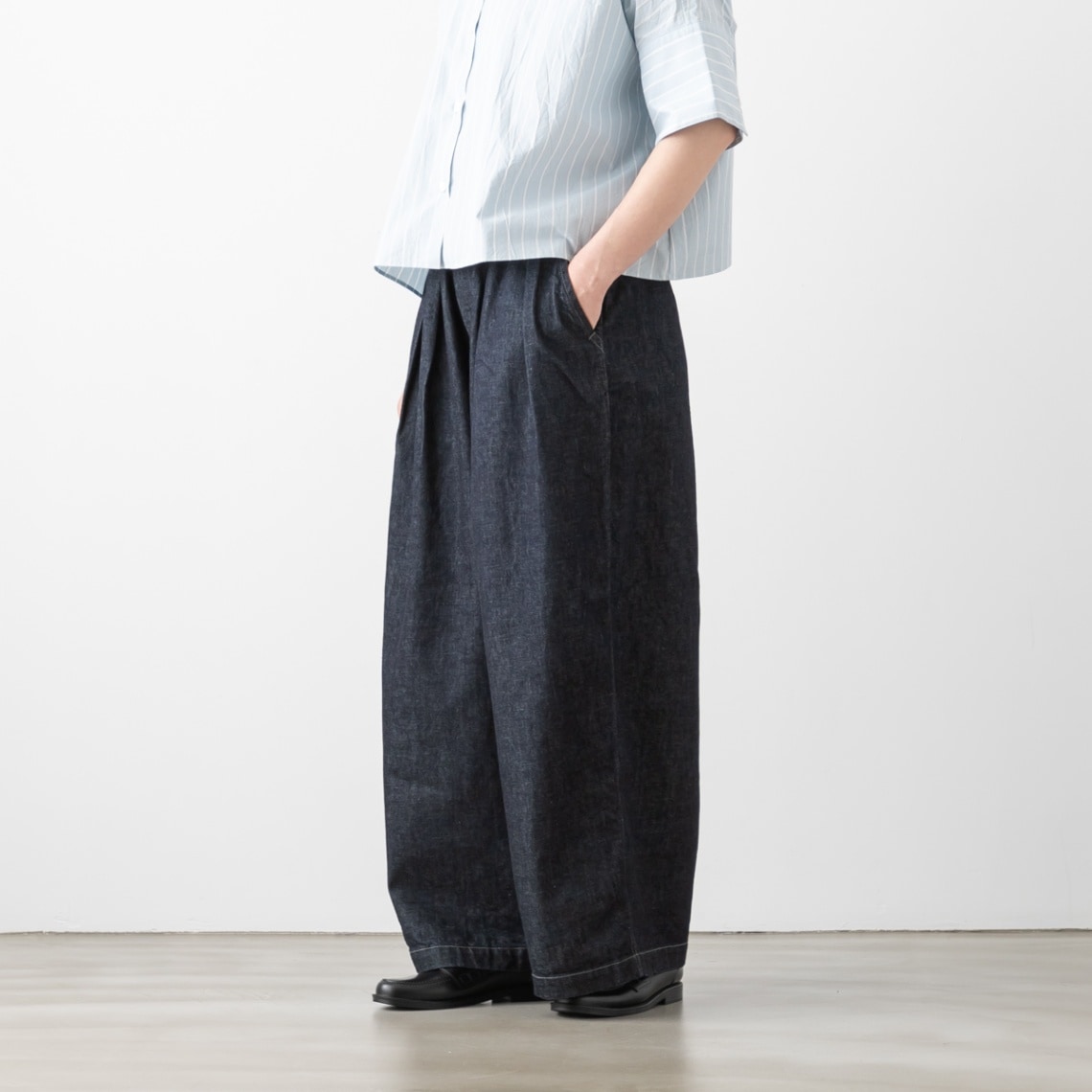 HARVESTY ハーベスティ DENIM CIRCUS BAGGY デニム サーカス バギー 98 ワンウォッシュ A12316