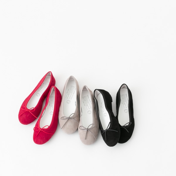 TRAVELSHOESbychausser トラベルシューズバイショセ スエード バレエ