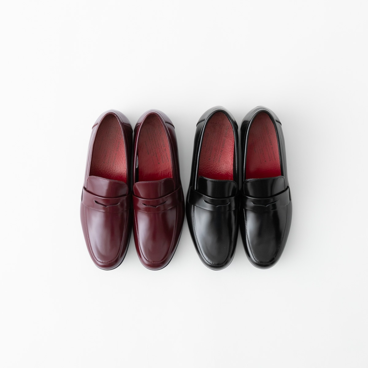ジューサー　ワインレッド TRAVELSHOESbychausser トラベルシューズバイショセ ガラスレザー