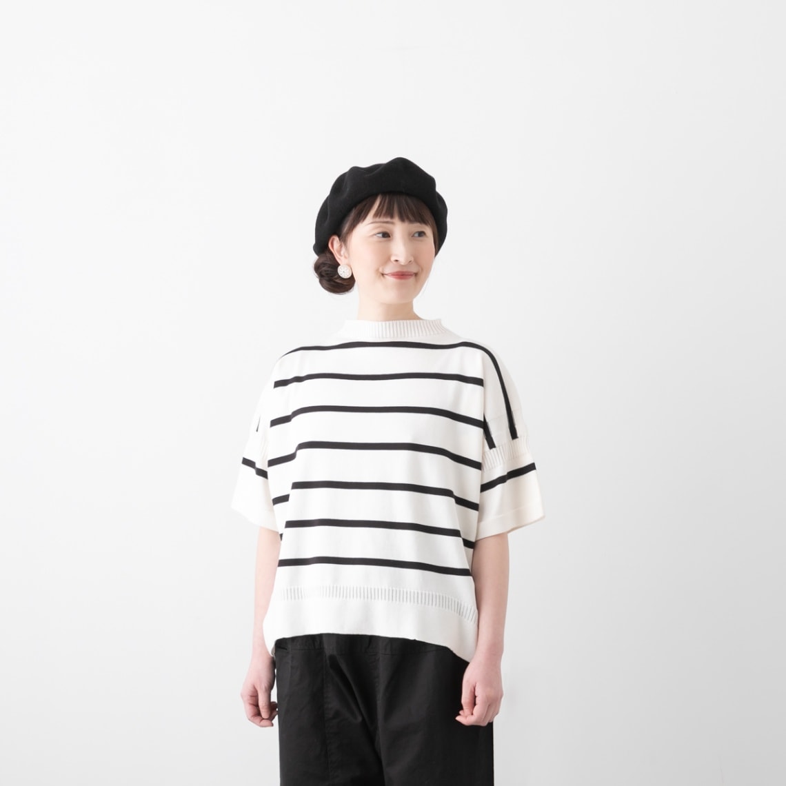 nicholson ＆ nicholson ニコルソン アンド ニコルソン ボーダー ニット プルオーバー ISLAND-ST