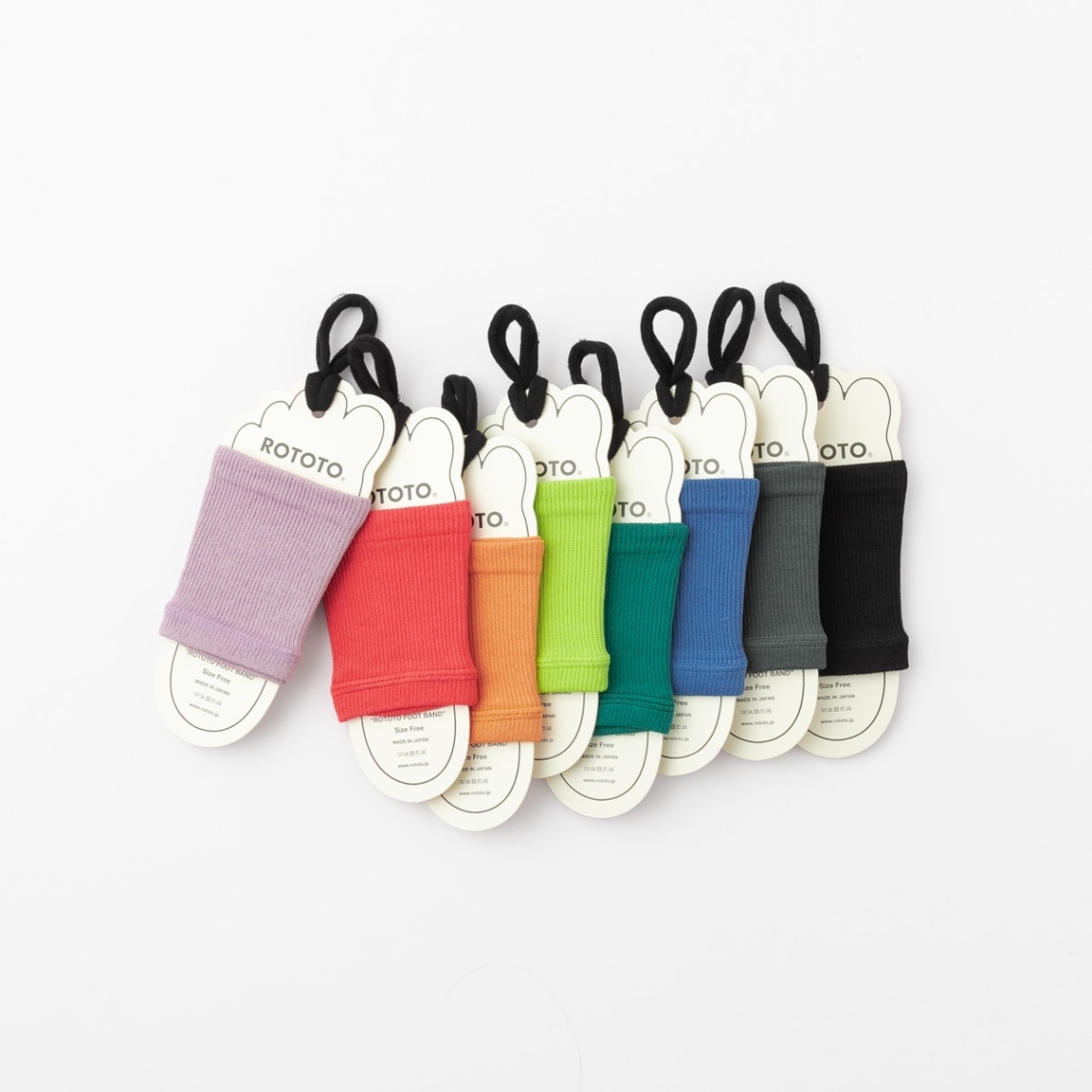 RoToTo ロトト FOOT BAND RECYCLE POLYESTER ORGANIC COTTON フットバンド 無地 8色 R1457