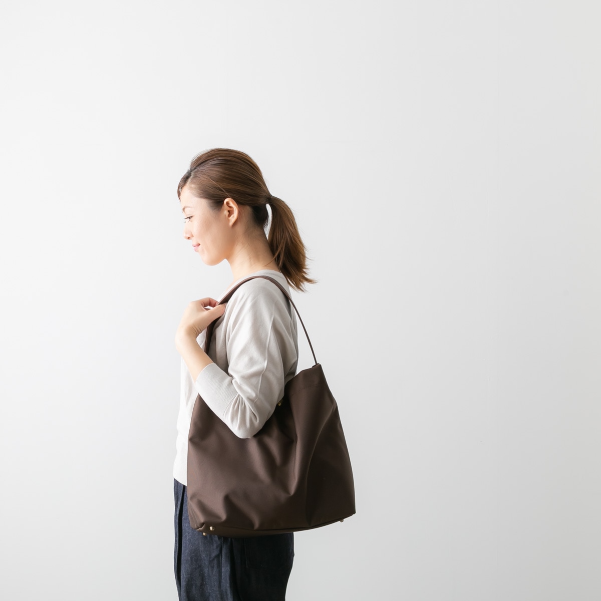 MARINEDAY マリンデイ ナイロン トート ショルダー MINIFISH