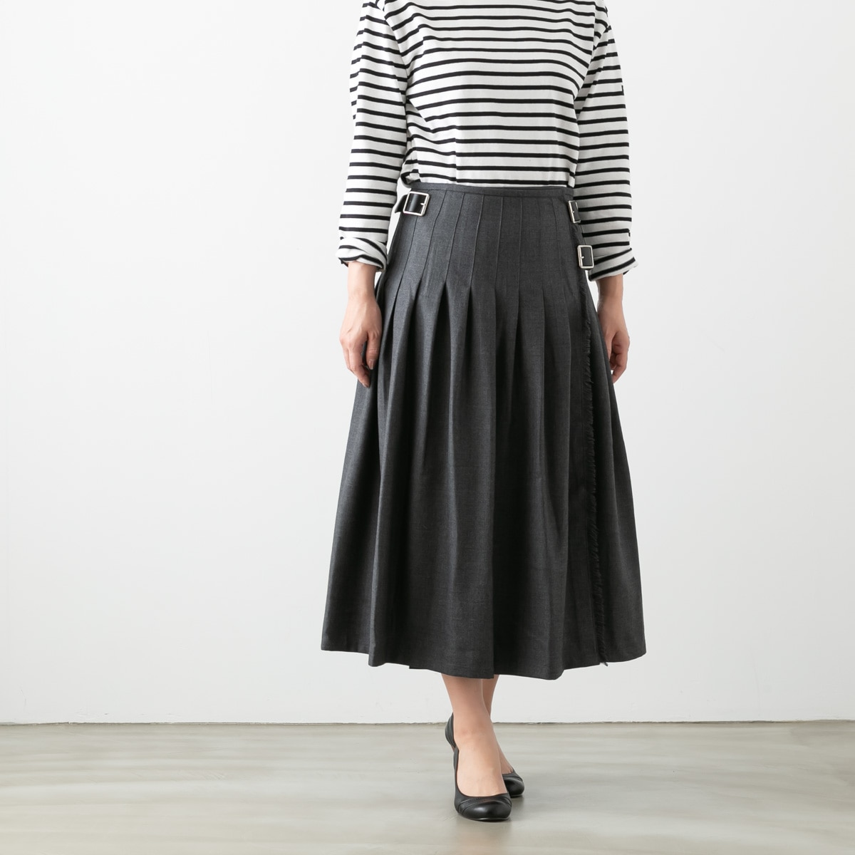美品✨ブルネロクチネリ アシンメトリーチュールラップスカート