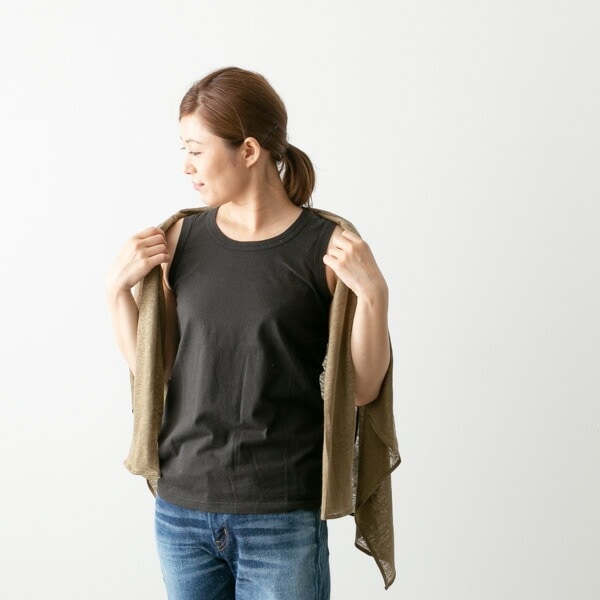 harmonie アルモニ 6ステッチ 無地 タンクトップ 6色 8730175