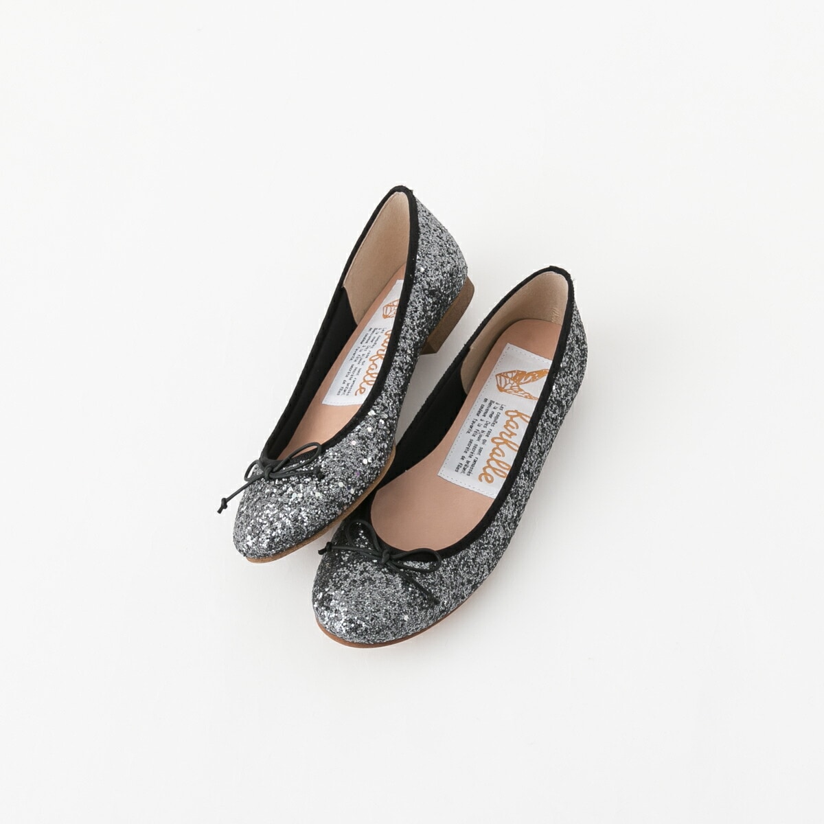 farfalle ファルファーレ 大粒グリッター バレエシューズ FF233L202A