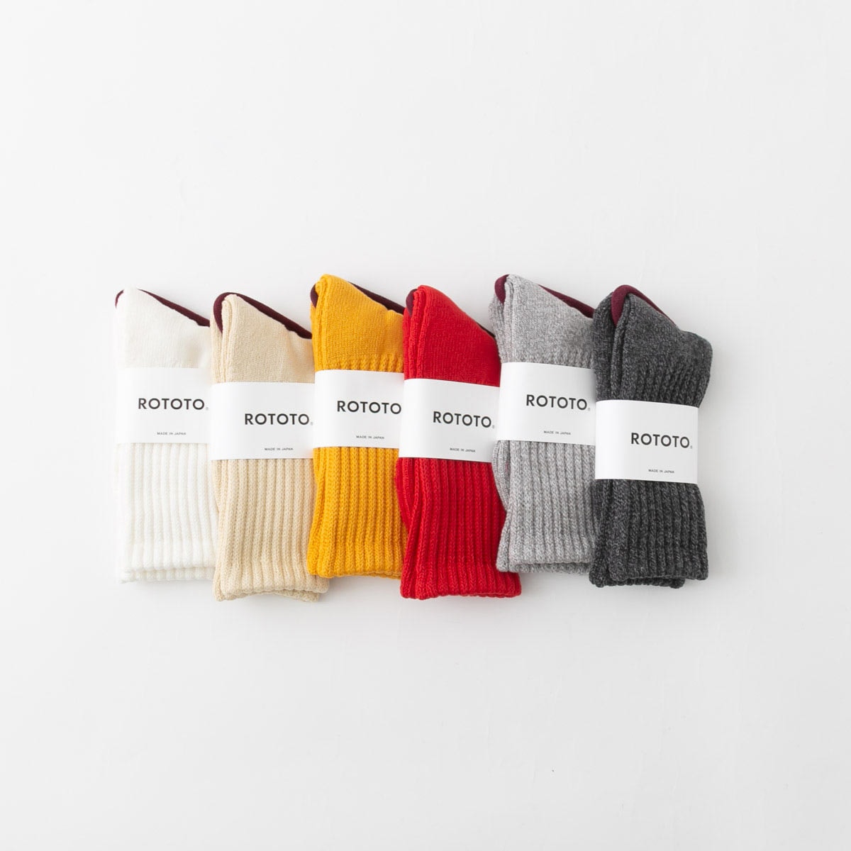 RoToTo ロトト LOOSE PILE CREW SOCKS ルーズパイル クルーソックス 8色 R1334