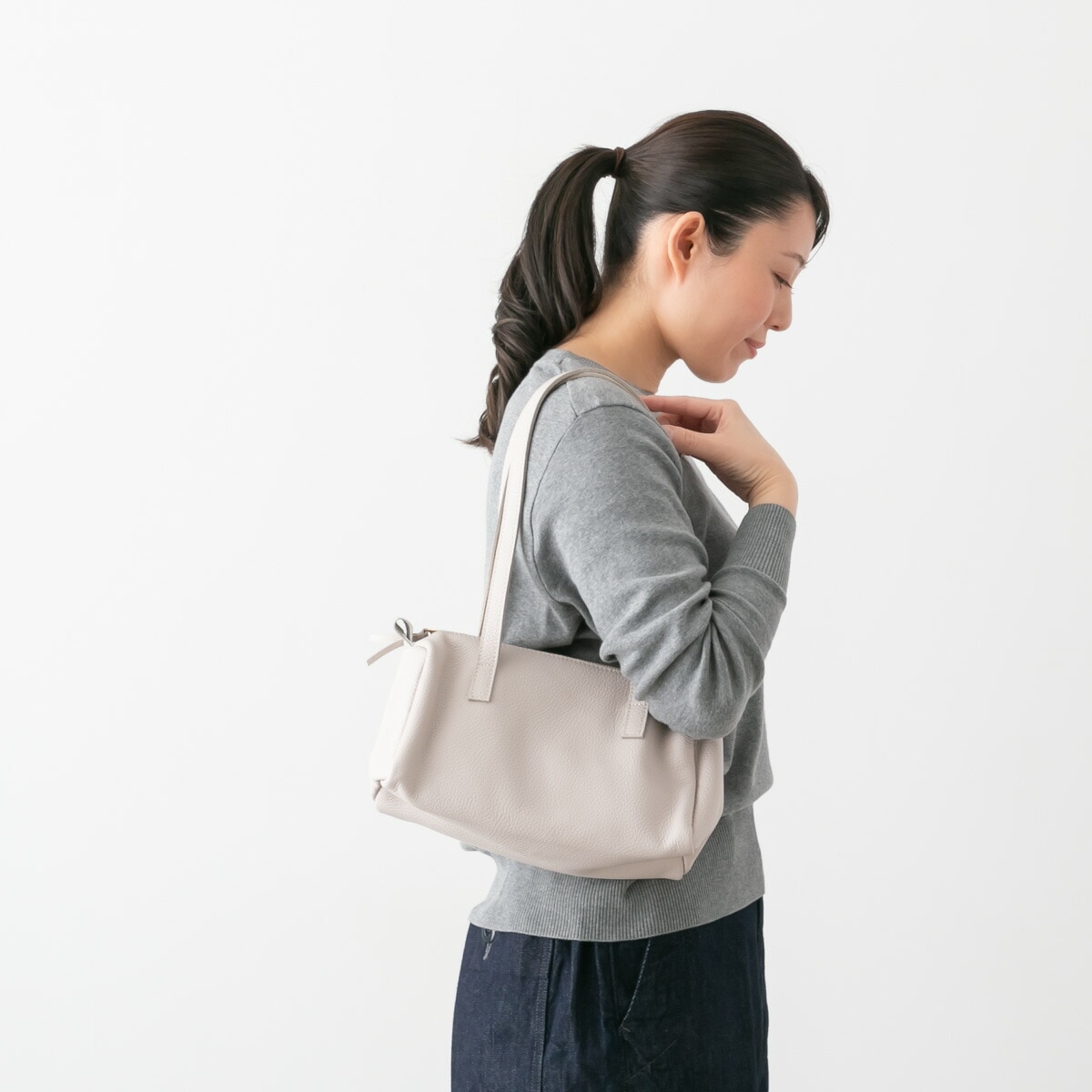 MARINEDAY マリンデイ シュリンクレザー ボストンバッグ MARIA 6色