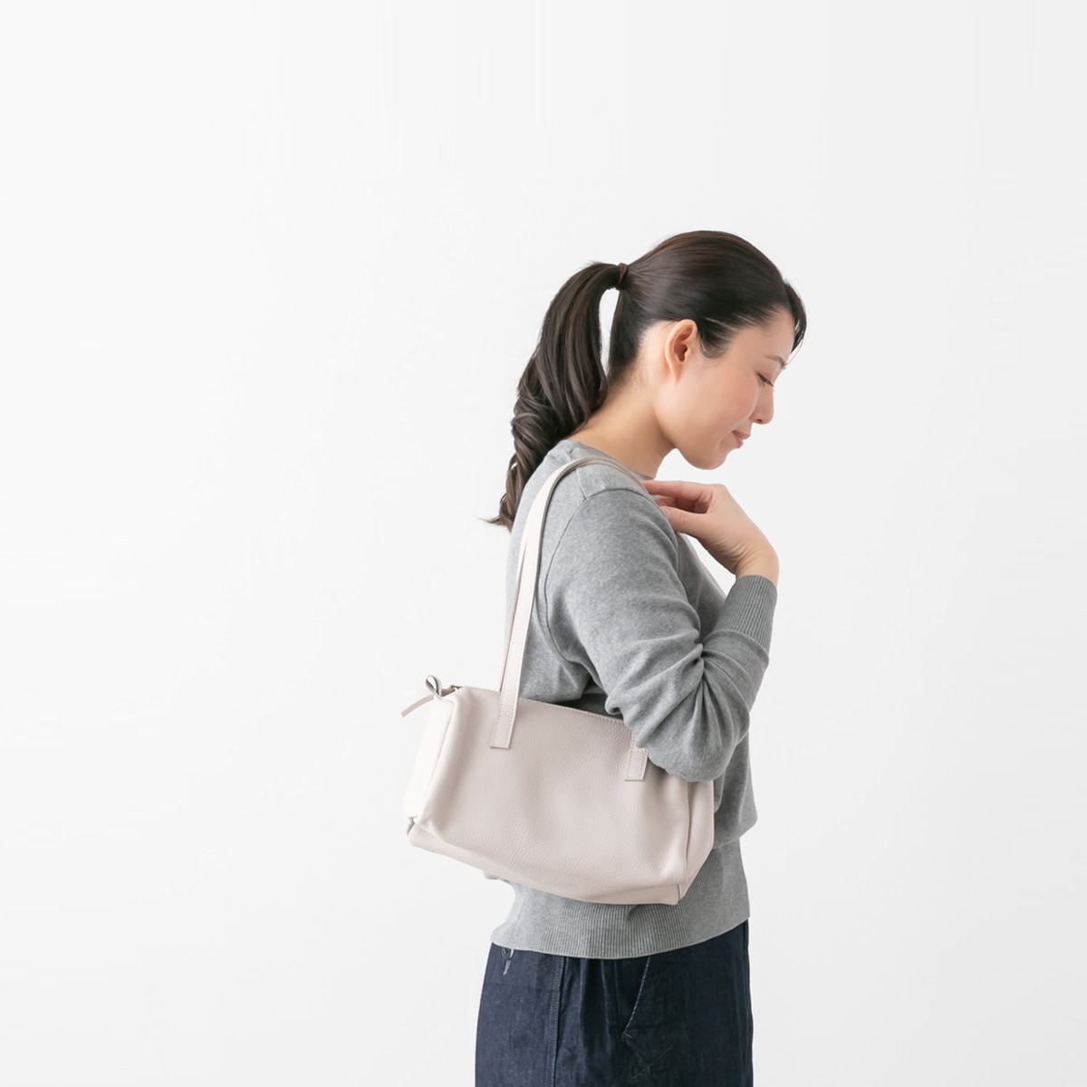 MARINEDAY マリンデイ シュリンクレザー ボストンバッグ MARIA 6色